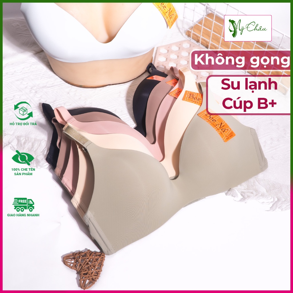 Thailand Bee na 8123 บราไม่มีลวด คัพ B+ เสื้อแจ็คเก็ตลึก ฟองน้ําบางเบา 1 ซม. ขอบกันลื่น ยางนิ่ม