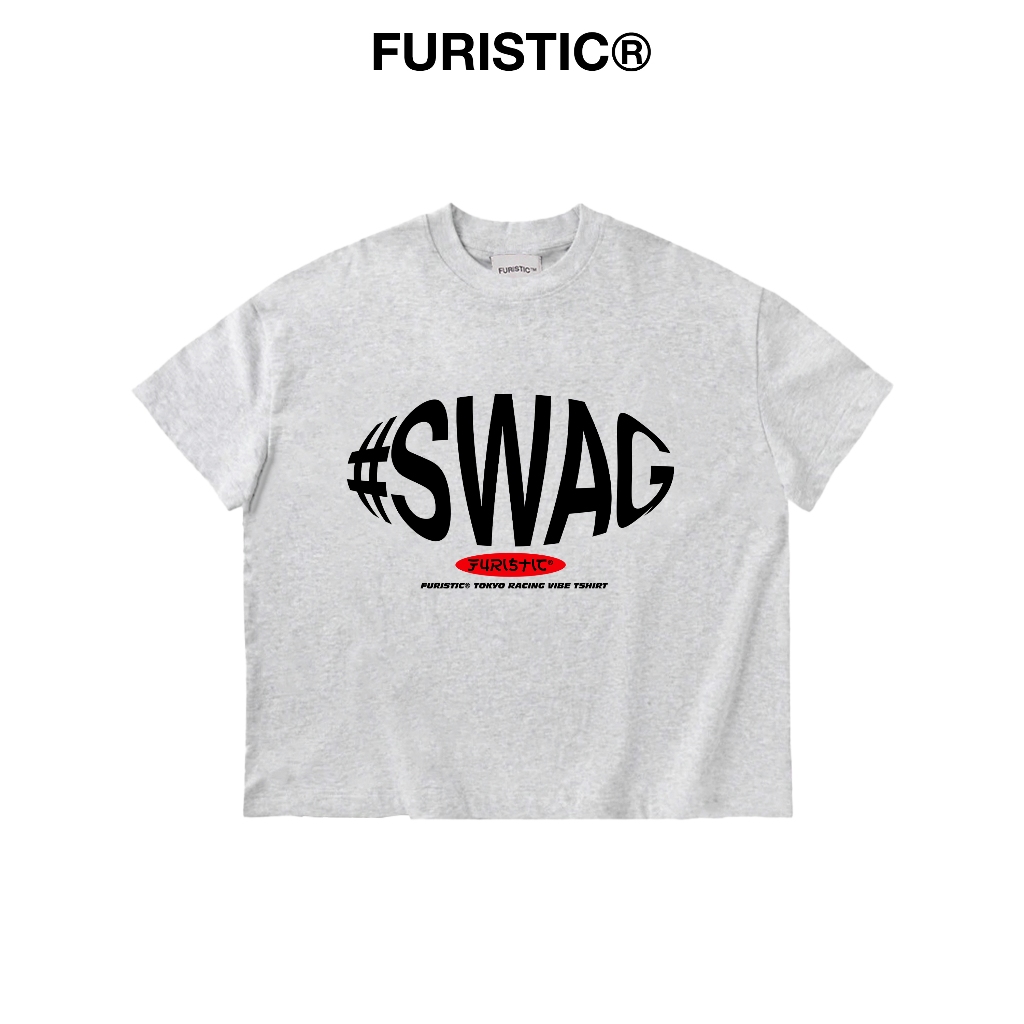เสื้อยืด Boxy SWAG Cotton 100% / FURISTIC® เสื้อยืด SWAG BOXY