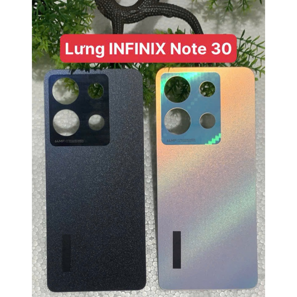 กระจกหลังหลัง / ฝาหลังทดแทนสําหรับผลิตภัณฑ์มาตรฐาน Infinix Note 30 X6833B / X6833