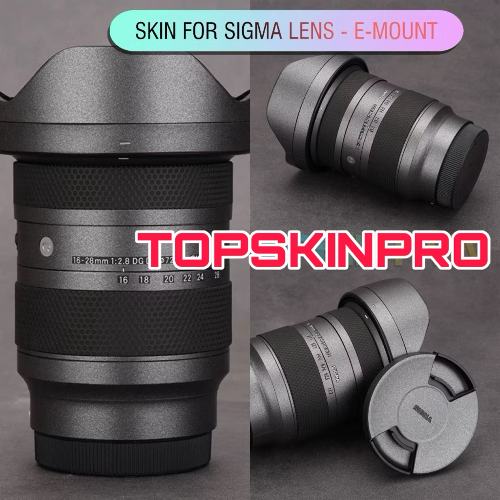 สติ๊กเกอร์ผิว 3M ระดับพรีเมียมสําหรับเลนส์ Sigma 14-24 F2.8, 18-50 F2.8, 17-40 F1.8 สําหรับ sony