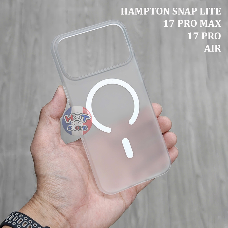 ZAGG เคส Hampton Snap Lite สําหรับ IP 17 Pro Max / 17 / Air Pro บางและเบา