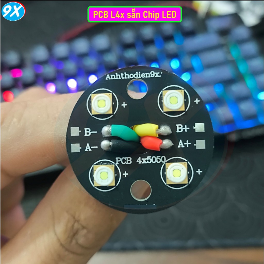 PCB L4x พร้อมชิป Led 5050 4 ชิป 40W-120W