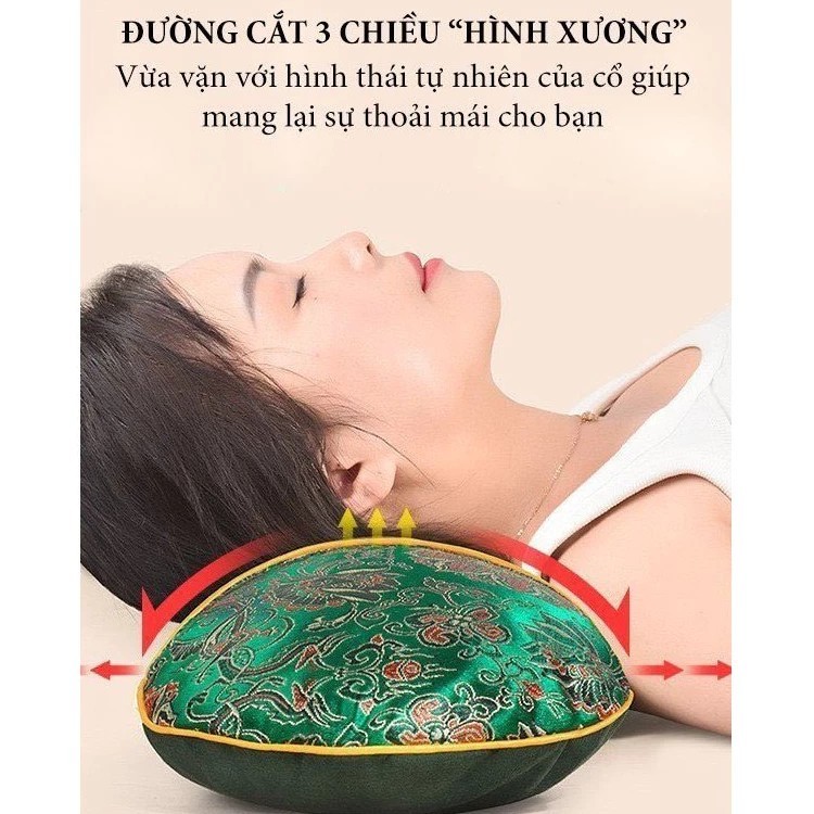 Plug-in Herbal Mugwort Pillow ประคบอุ่นเพื่อผ่อนคลายคอ ไหล่ และคอเพื่อรองรับการนอนหลับที่ดี