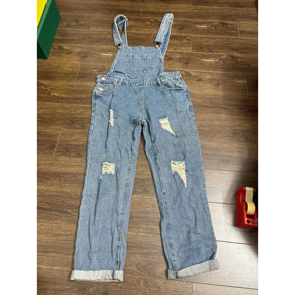 2มือ. กางเกงยีนส์ขาดยาว L. q19