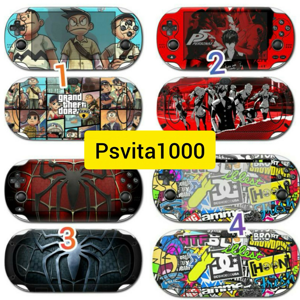 Skin psvita 1000 สติ๊กเกอร์ผ้าไหมหยาบสําหรับ pspvita1000 PSVITA รูปลอกตกแต่ง