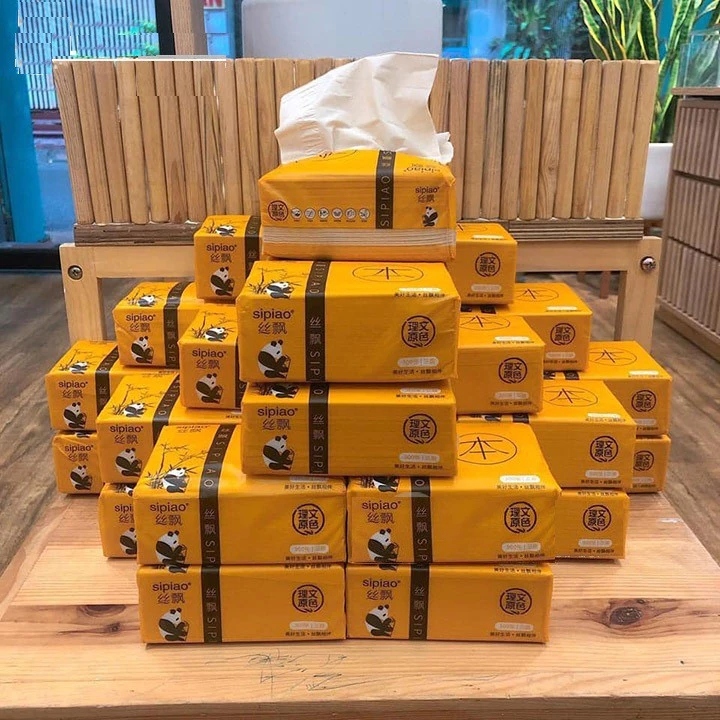 SIPAO Panda Paper Box 30 Packs Super, Tough, Soft, ไม่มีกลิ่นสินค้าเวียดนามเกรด 1