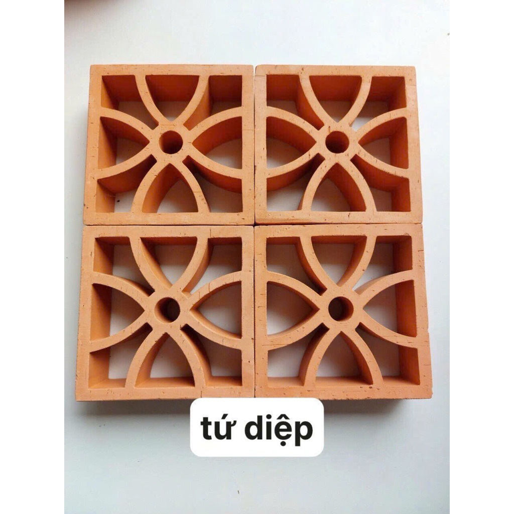 A506/ EARTH RED WIND COTTON HUNG TU DIEP 20x20x6cm (คอมโบ 5vien)