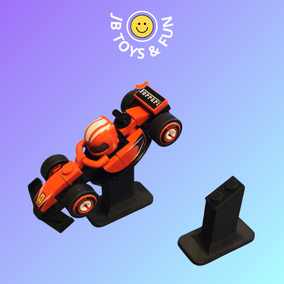 ขาตั้งที่จอดรถ Lego mini F1 พิมพ์คุณภาพสูง (1 คัน)