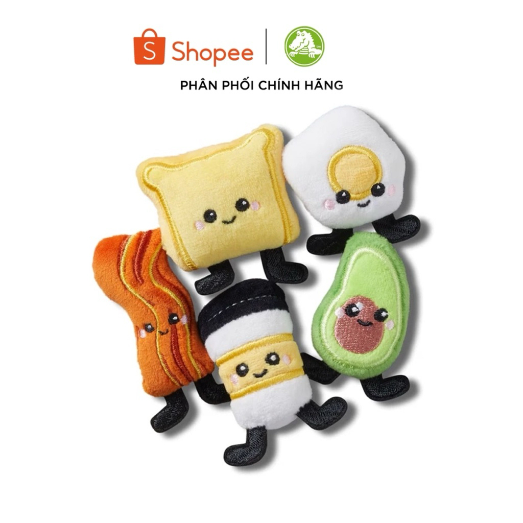 [ ของแท้ ] JIBBITZ CHARM FUZZ FOODS ACCESSORIES SET