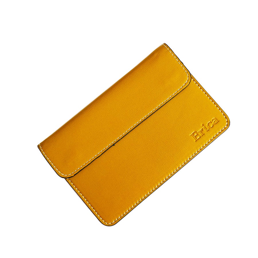 Erica Micro Fiber Leather Car Document Wallet ERA-VDK01 - สีเหลือง