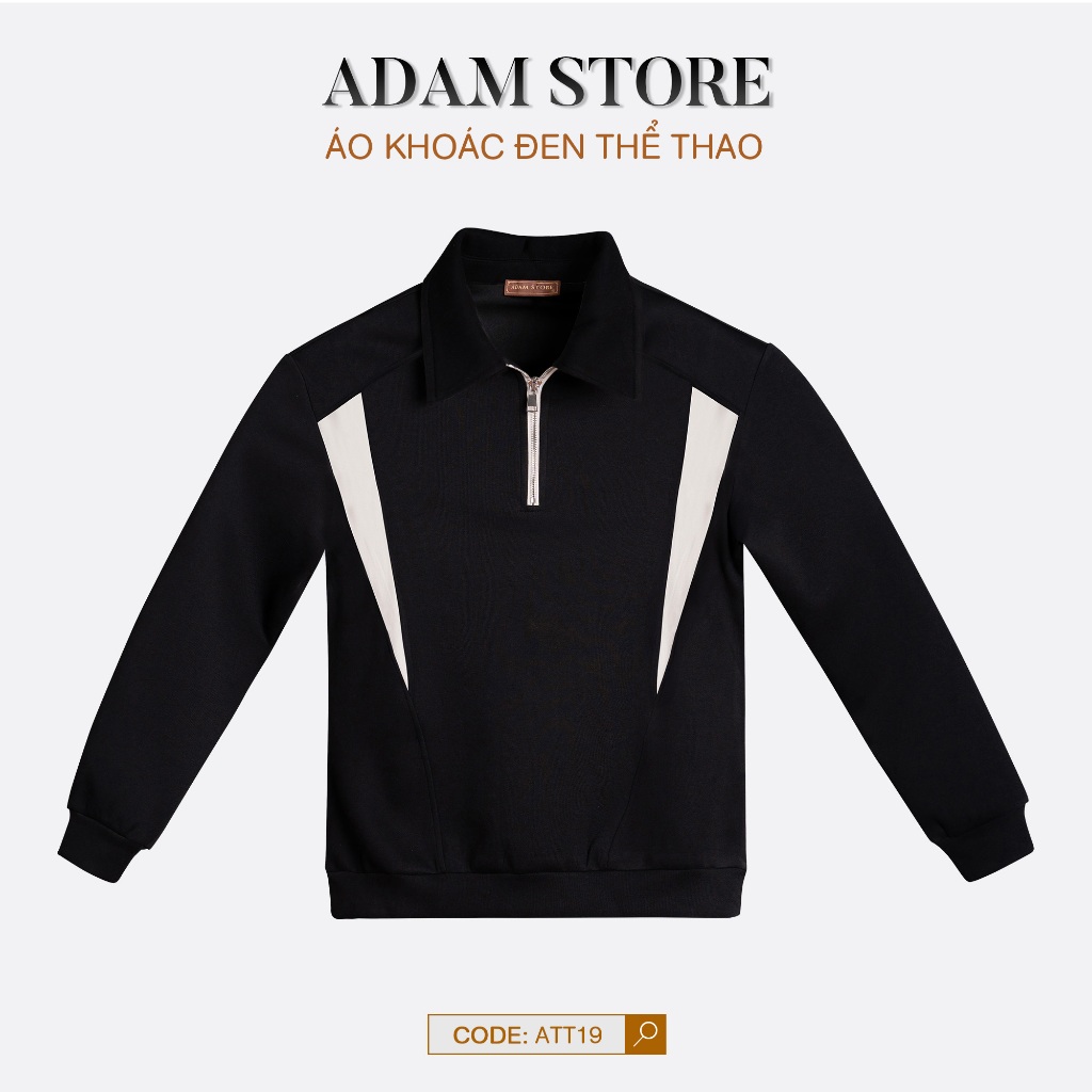 ADAM STORE ชุดกีฬาผู้ชายสีดํา ATT19.QTT19 (RETAIL PRICE - กรุณาเลือกเสื้อและกางเกงตามไซส์)