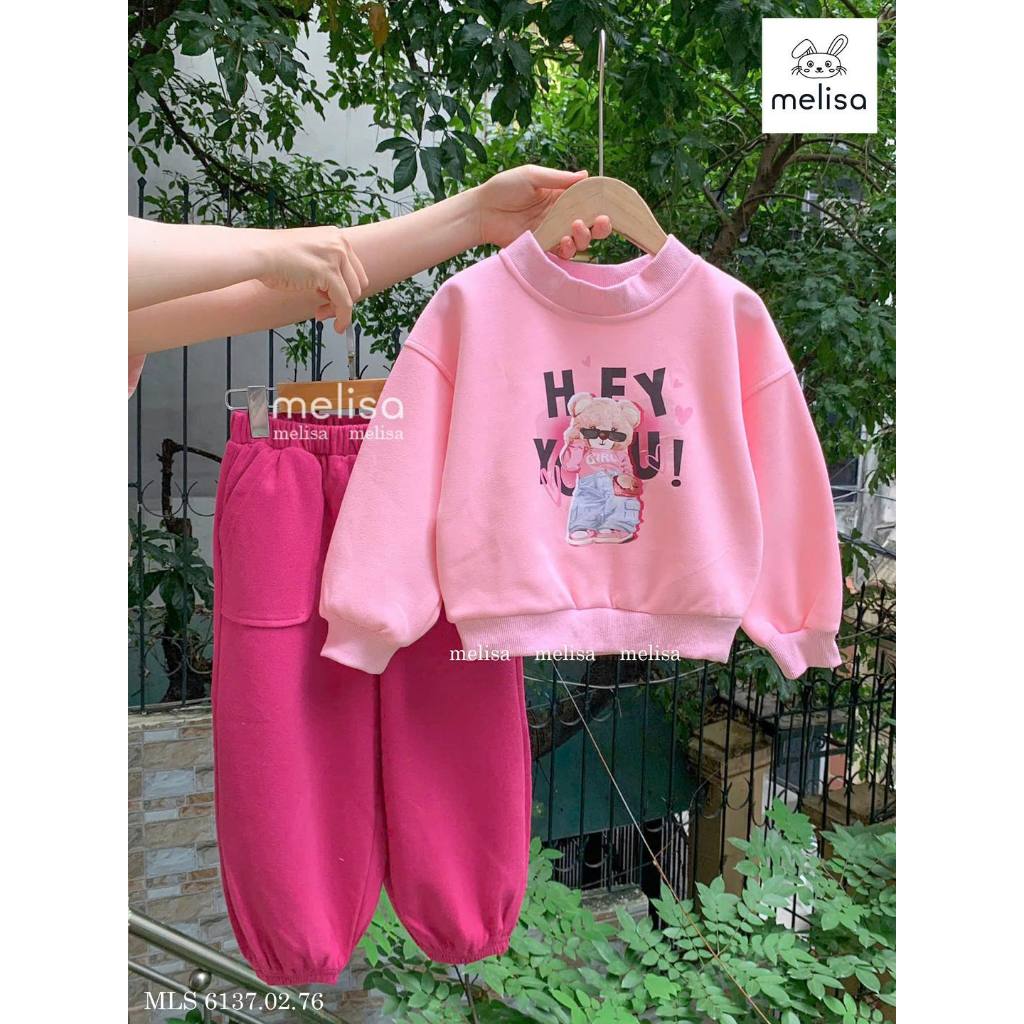 MLS Hey Baby Girl Bear Set