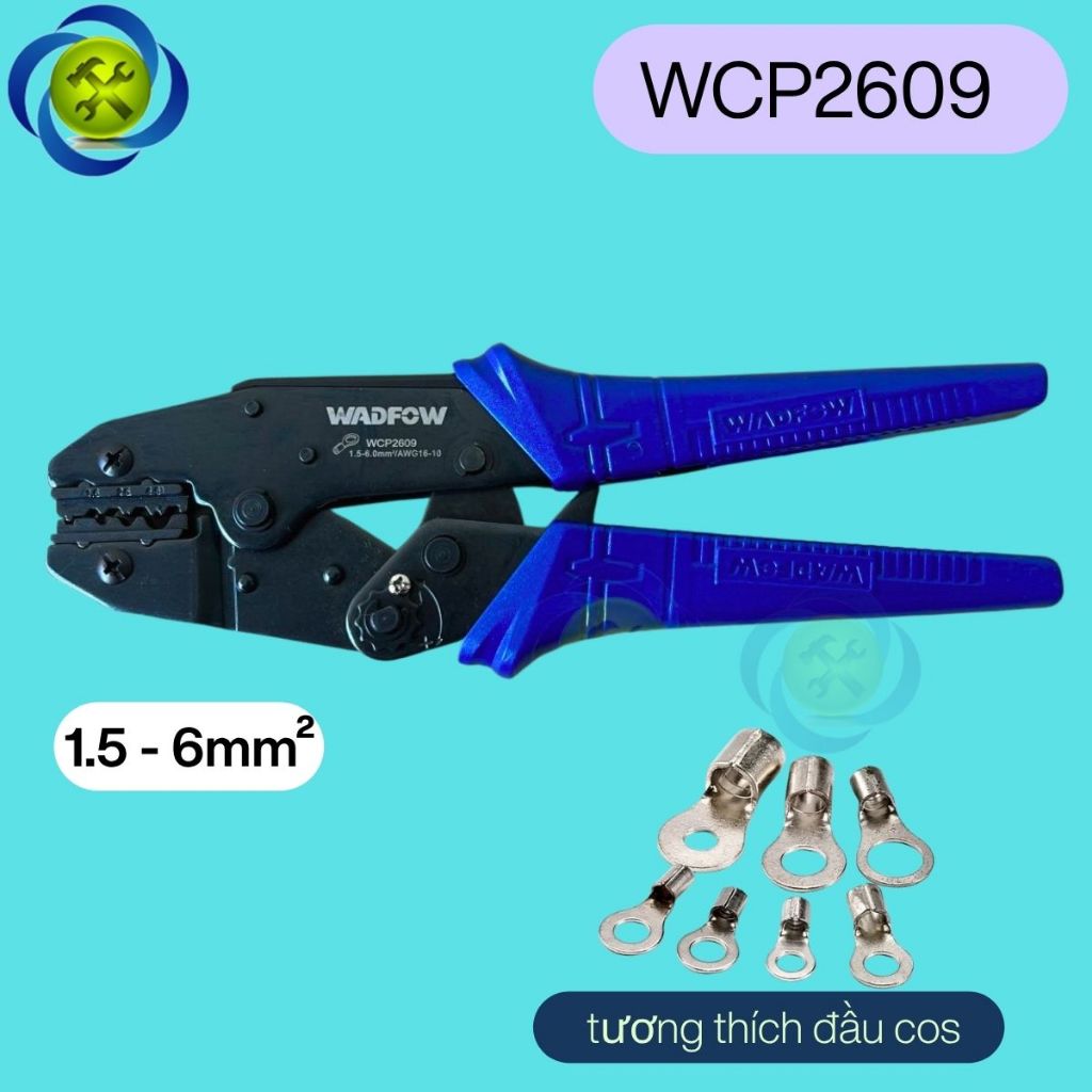 WADFOW WCP2609 Non-Plastic Cos คีมกดไฟฟ้า 1.5-6mm2 ยาว 228mm 9 นิ้ว