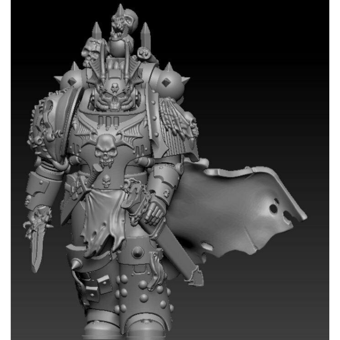 WH Night Lords เรซิ่น 3D พิมพ์โมเดล