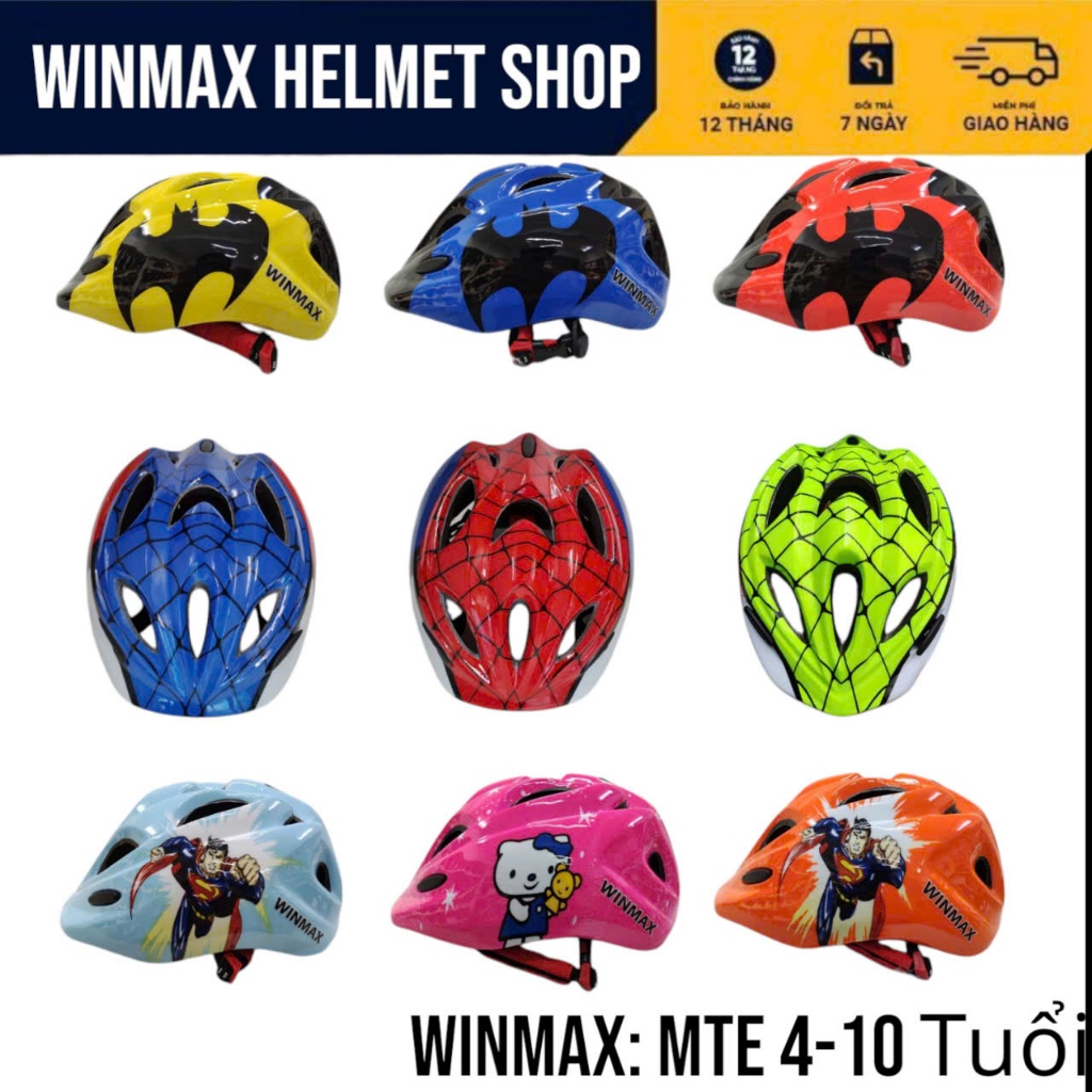 หมวกกันน็อคจักรยานเด็ก WINMAX HEL METS ของแท้