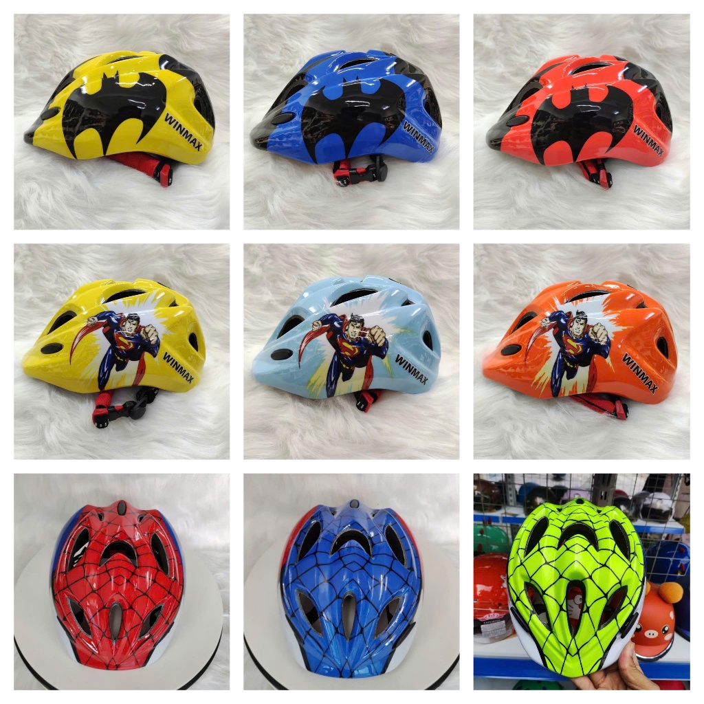 WINMAX HELMET หมวกกันน็อคจักรยานสําหรับเด็ก 04-10 ปี Size M ของแท้ WINMAX ยี่ห้อ