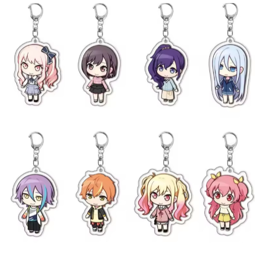 "PJSK Project Sekai Nightcord At 25 พวงกุญแจอนิเมะน่ารักสําหรับแฟนๆ Yoisaki Kanade"