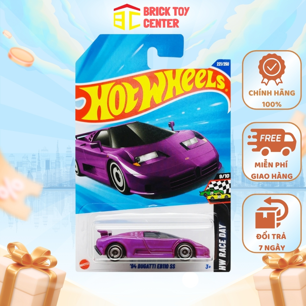 Hot Wheels 94 Bugatti EB110 SS Super Car