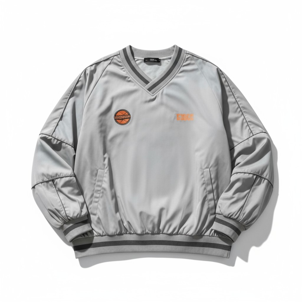 BALL02 เสื้อกันลม 2 ชั้น V คอร่มนุ่มกันลมและกันฝุ่น - GUFA