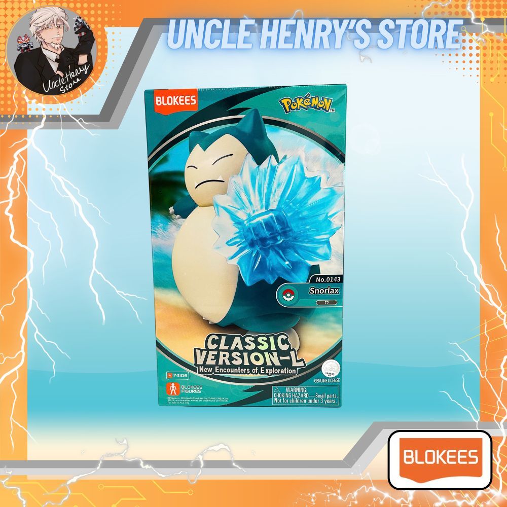 ฟิกเกอร์ Blokees - Pokémon Classic Edition CV-L -Snorlax