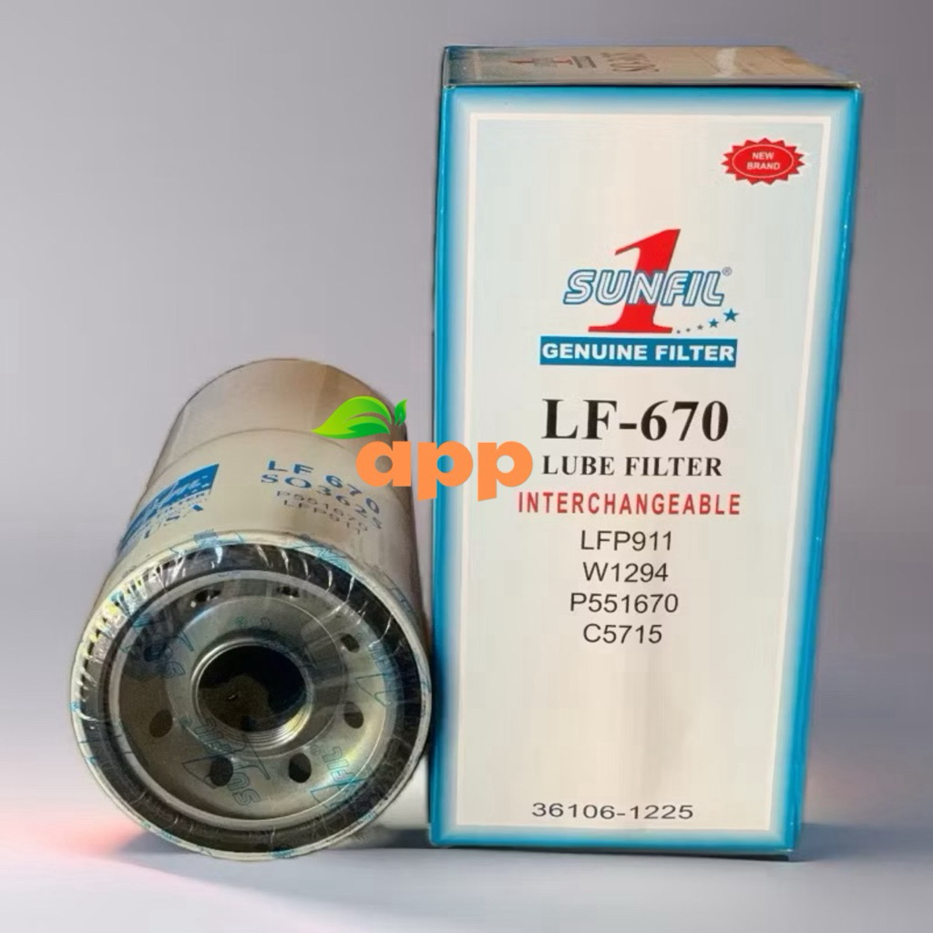 กรองน้ํามันเครื่อง LF670,C5715,SO3625 ,P551670