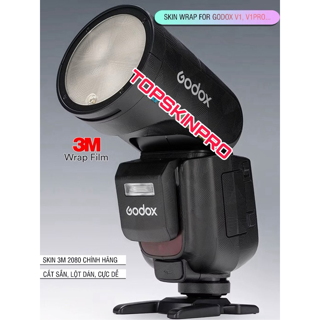 สติ๊กเกอร์ไฟ Godox ผิว 3M goox V1, V1pro, 860II, 860III, tigger X1T, X2T, Xpro, AD 200