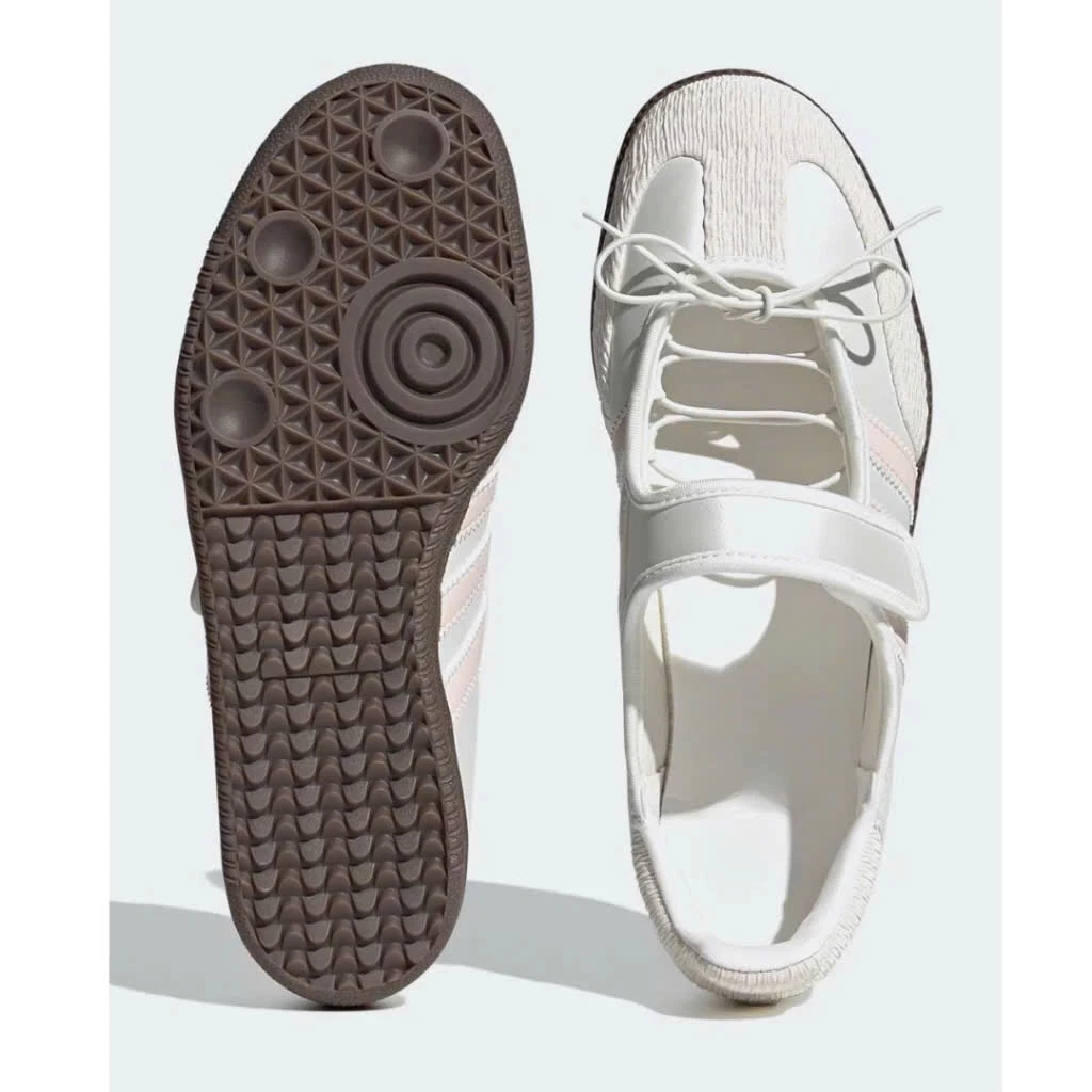 [ GENUINE SHOP ] รองเท้าผ้าใบสีชมพูใหม่ รองเท้าผ้าใบ Jane Cloud White Pink Pink Pink Doll Shoes 2025