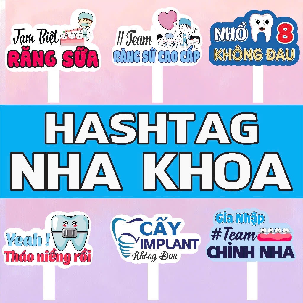 HASTAG DENTAL โฟโต้บอร์ดมือถือ