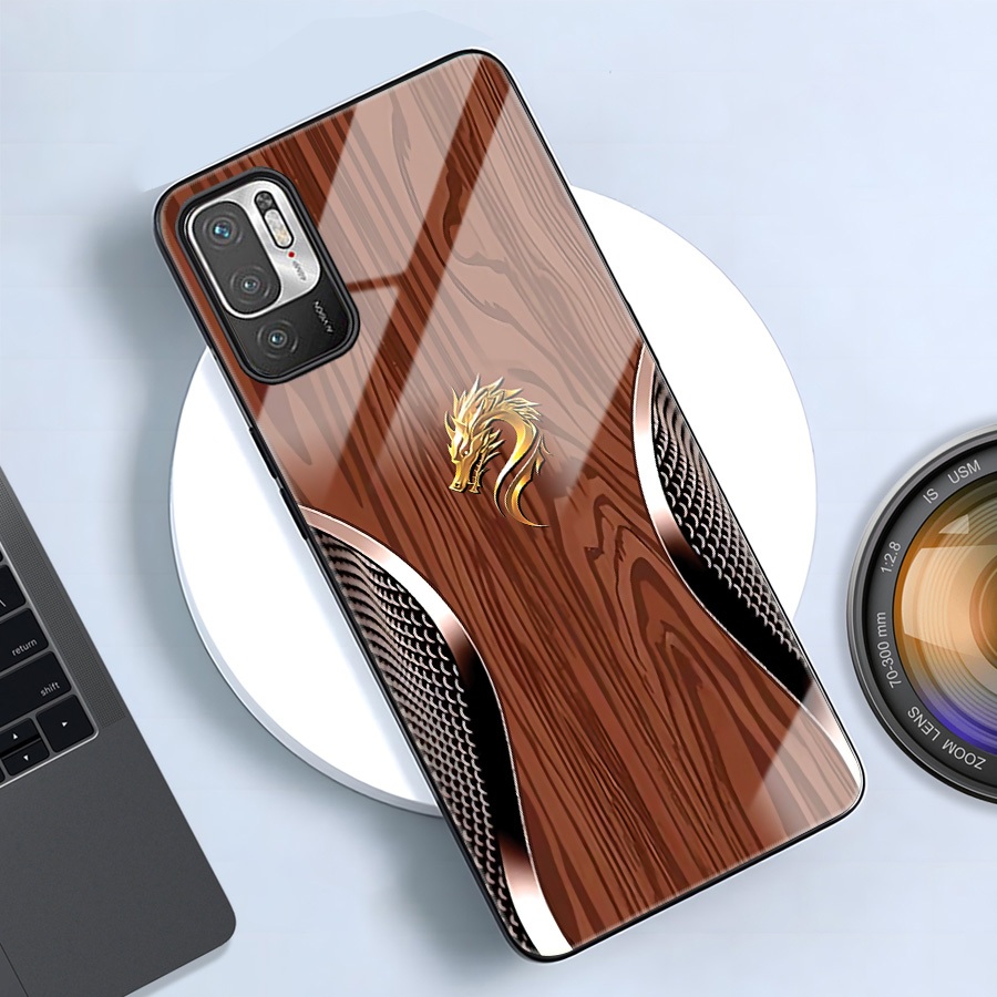 เคสกระจกสําหรับ XIAOMI REDMI NOTE 10 5G – Lucky Dragon – คุณภาพสูง กันรอยขีดข่วน แฟชั่น