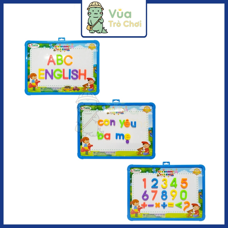 [Sato] ชุดกระดานและตัวเลขแม่เหล็ก Sato90 Sato91 Sato92 เด็กดีดีที่คณิตศาสตร์ วรรณกรรม ภาษาต่างประเทศ