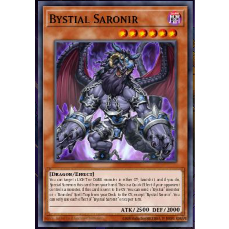 YMS - [การ์ด Yugioh]-[TCG-UK] - CH01-EN012 - Bystial Saronir - Ultra Rare