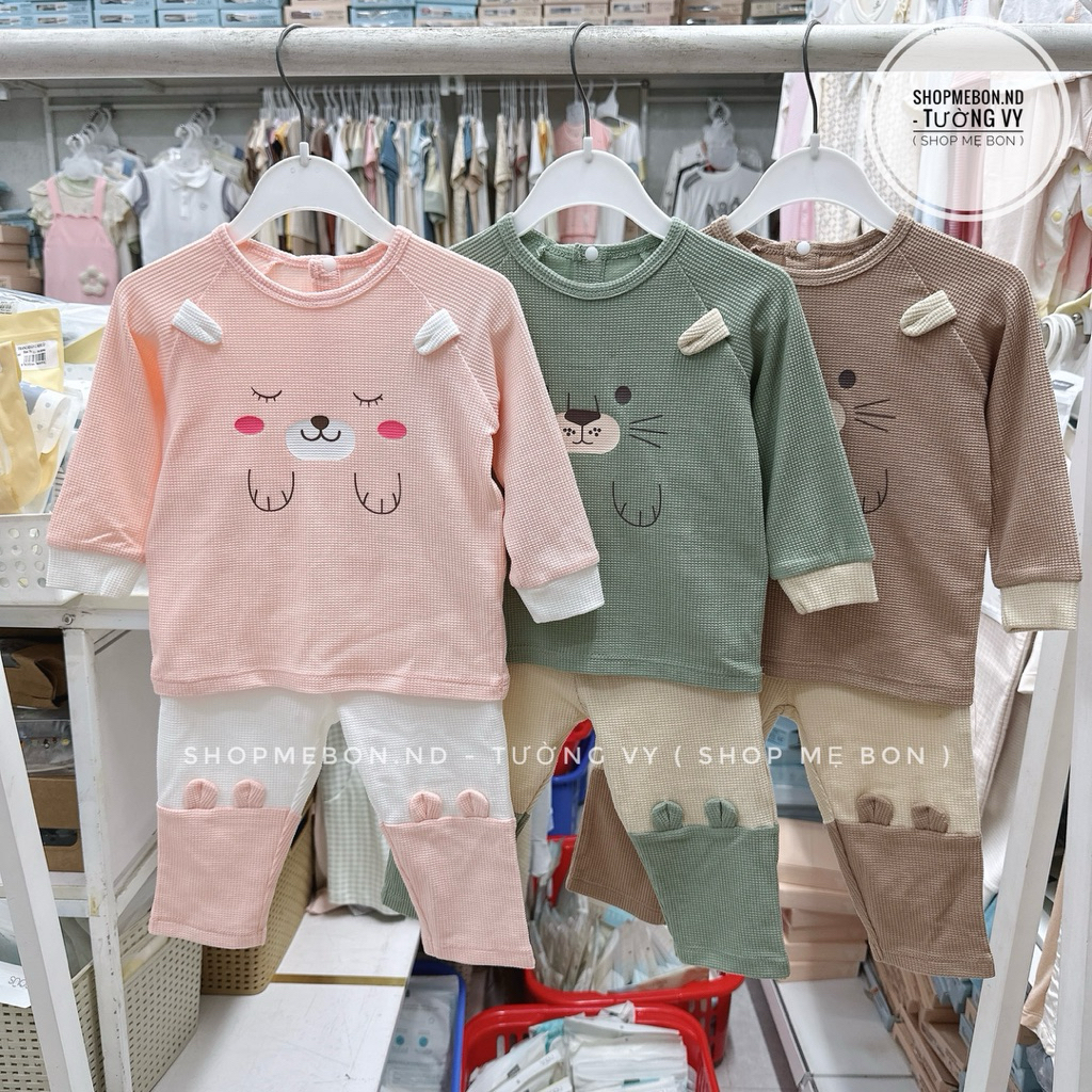 [ Lullaby ] ชุด raglan Lullaby แขนยาวสําหรับเด็กชายและเด็กหญิง