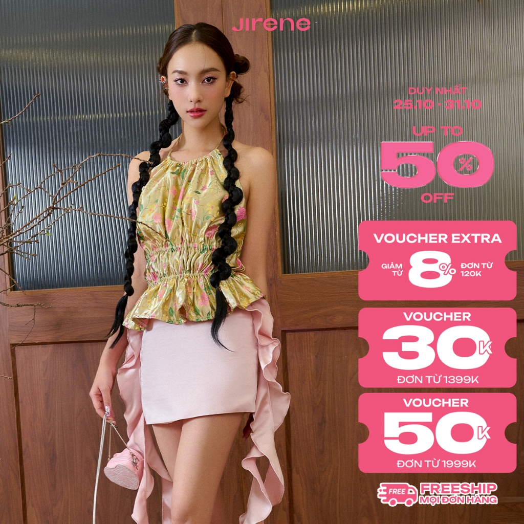 สูงสุด 70% + VC HOT || JIRENE - SKIRT - KANZAN SKIRT - JIN4S02