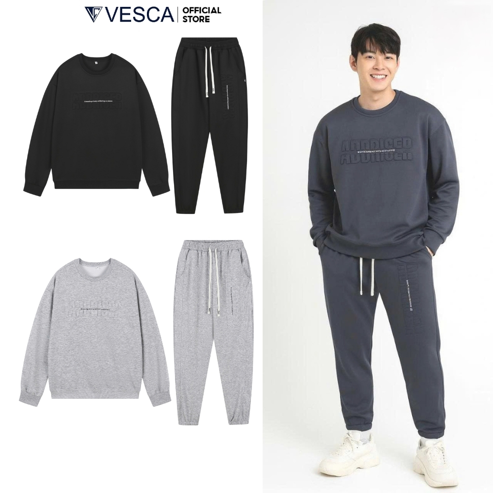 Vesca Autumn Winter Mens Clothing Set Youthful Dynamic Fashion Local Brand J50
