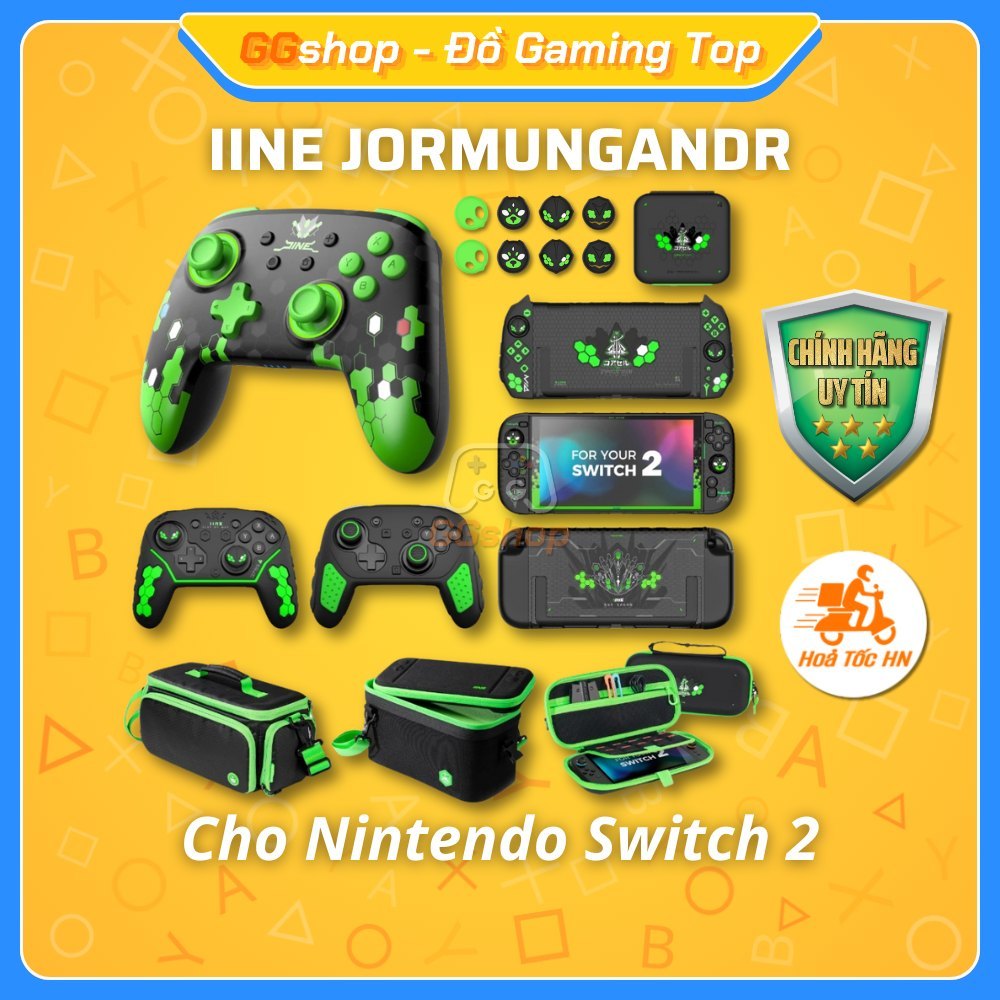 ชุดอุปกรณ์เสริม Pokemon ZA IINE Jormungandr สําหรับ Nintendo Switch 2