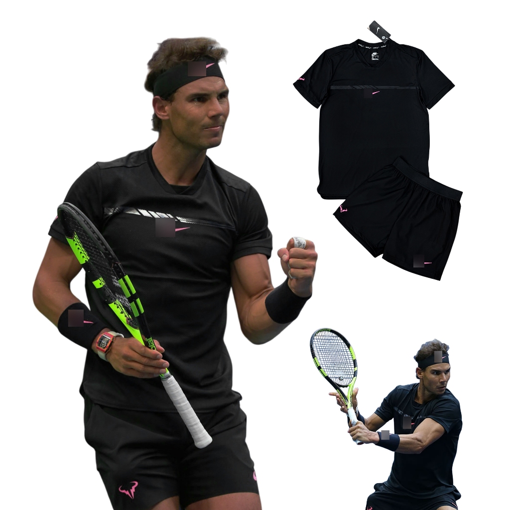 Rafael Nadal US Open 2017 เสื้อผ้าเทนนิส pickleball ชุดกีฬา Rafael Nal