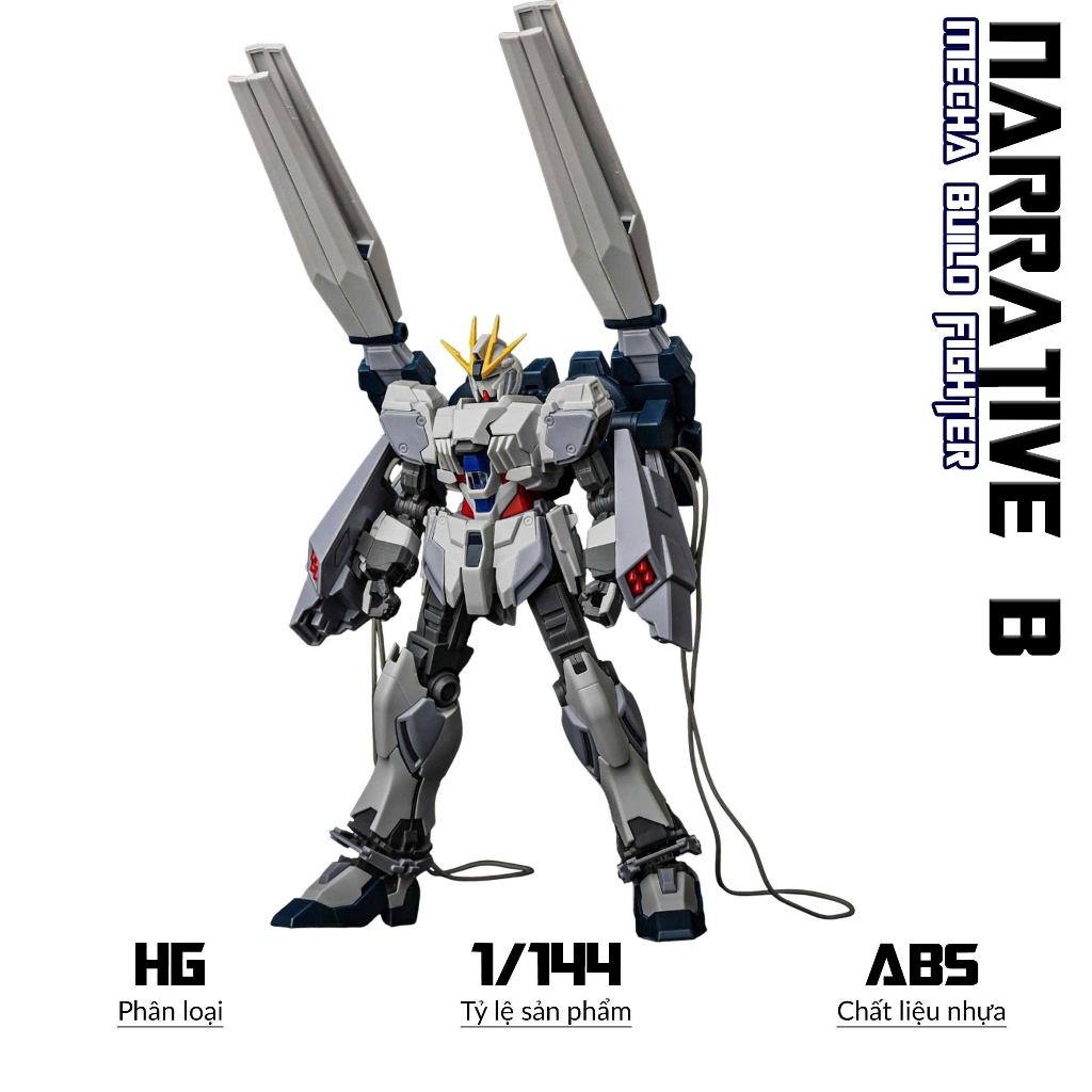 โมเดล HG Narrative B/packs, 1/144 Mecha, ของเล่นประกอบพลาสติก