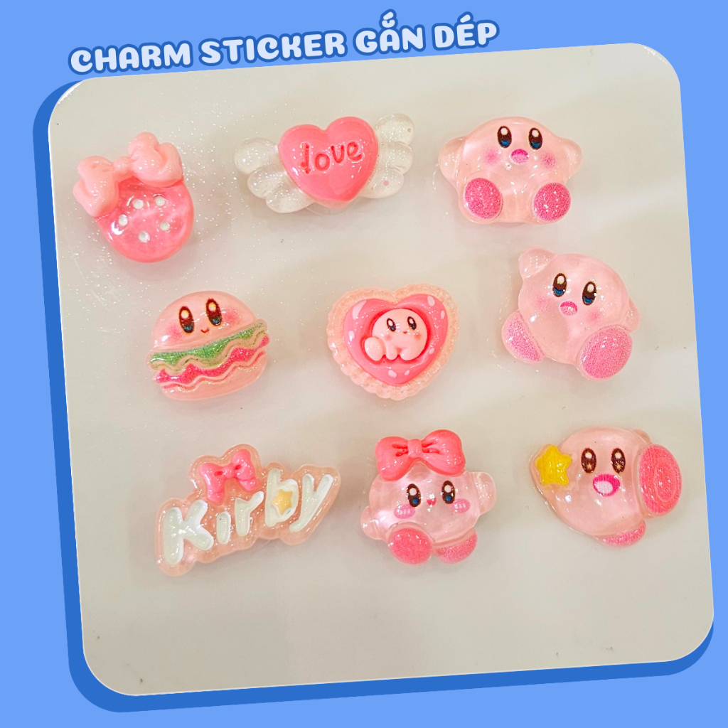 สติ๊กเกอร์ 3D Jibitz Charm ติดรองเท้าหลากหลายรุ่น A52