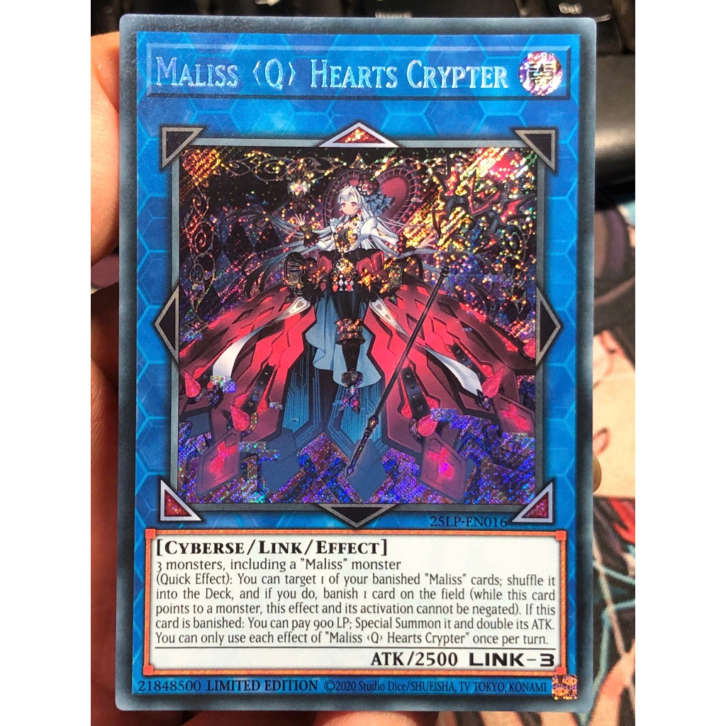 [KW2 Yugioh] การ์ด [EN-UK] 25LP-EN016 - Malis Q Hearts Crypter