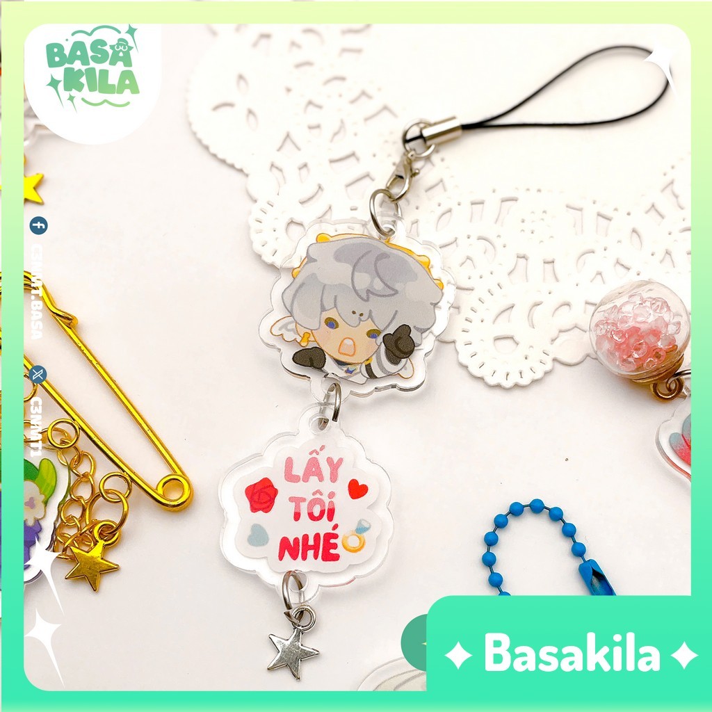 DIY genshin honkai รางดาว zenless โซนศูนย์พวงกุญแจ
