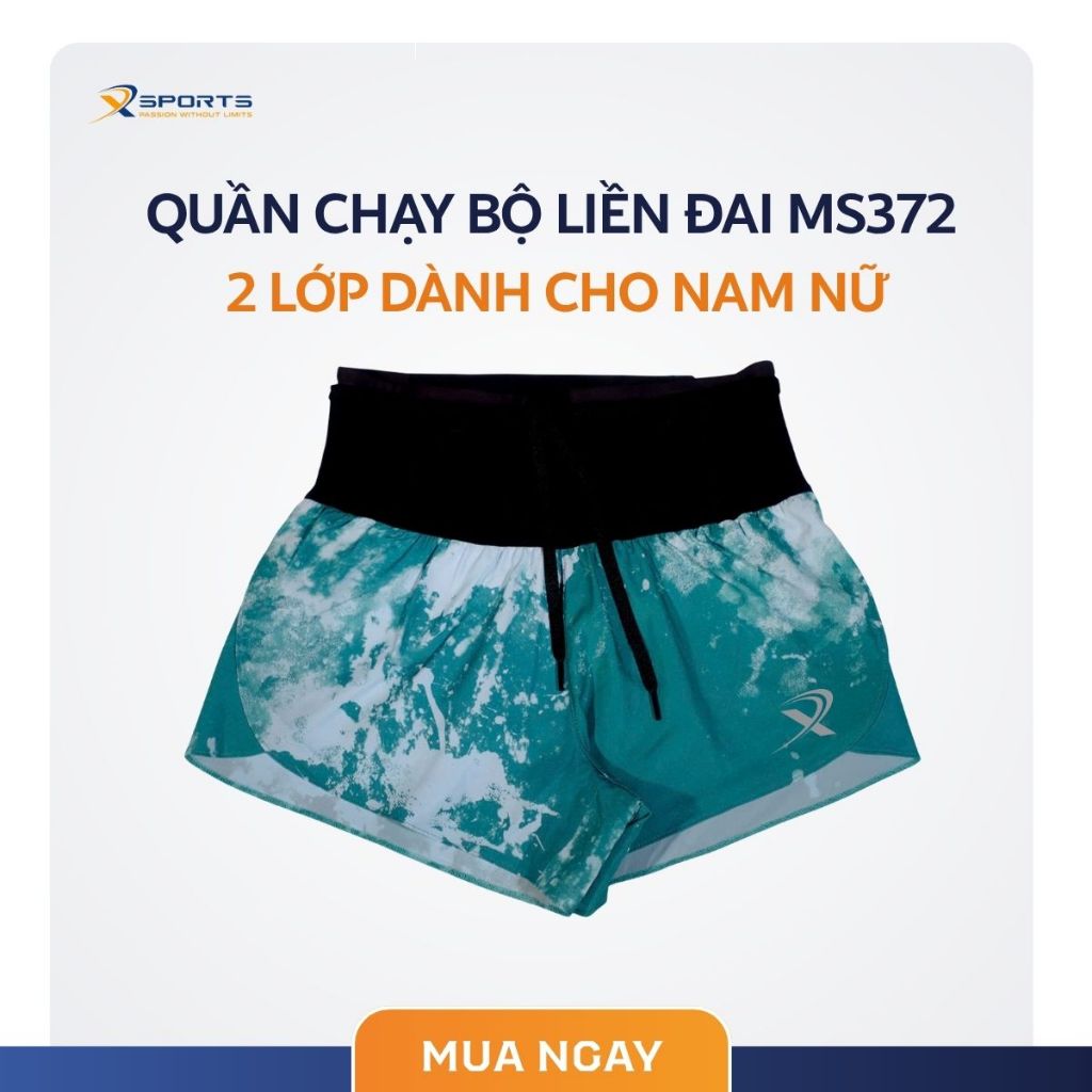 XSPORTS - 2-LAYER RUNNING PANTS สําหรับผู้ชายและผู้หญิง - MS372