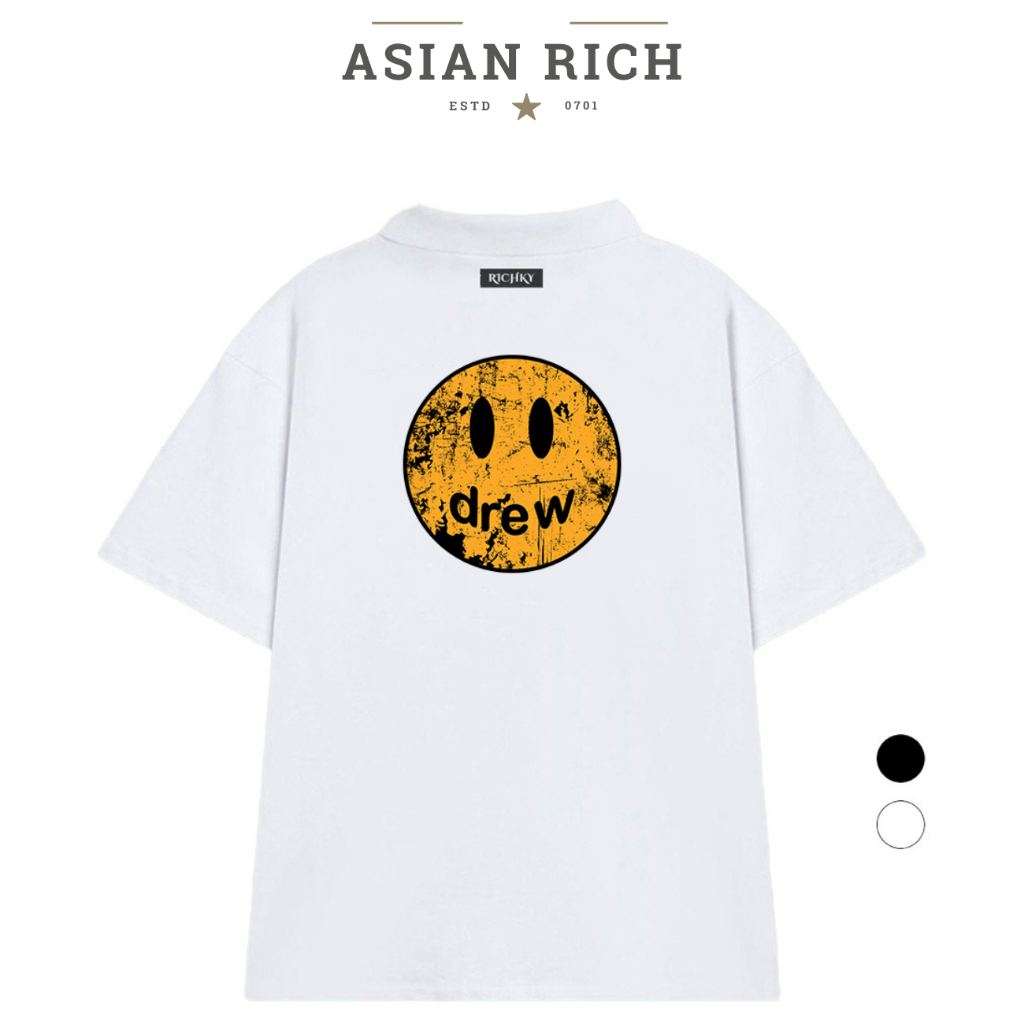Asian Rich Premium Polo Collar Tee Dreww Faded