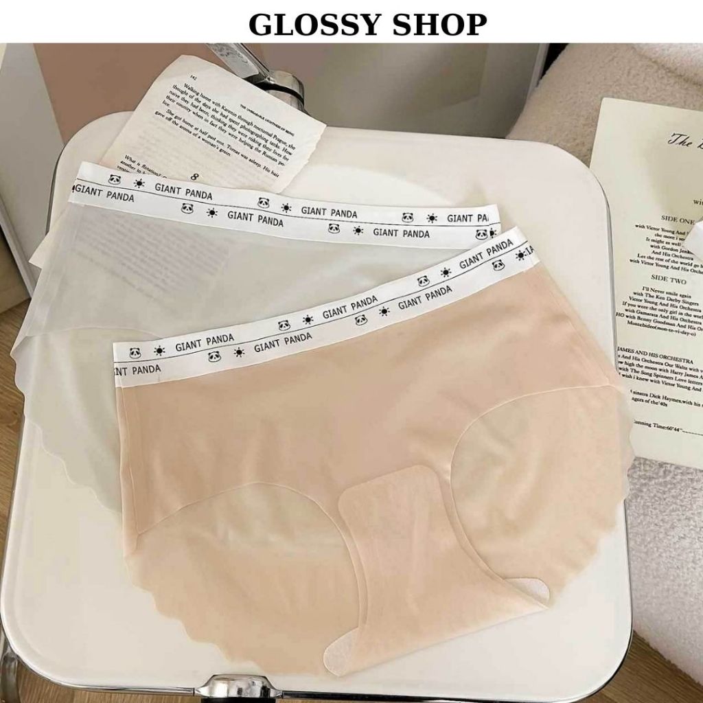 กางเกงชั้นในยางพารา Panda molded ไม่มีขอบ เย็นสบาย GLOSSY SHOP 80
