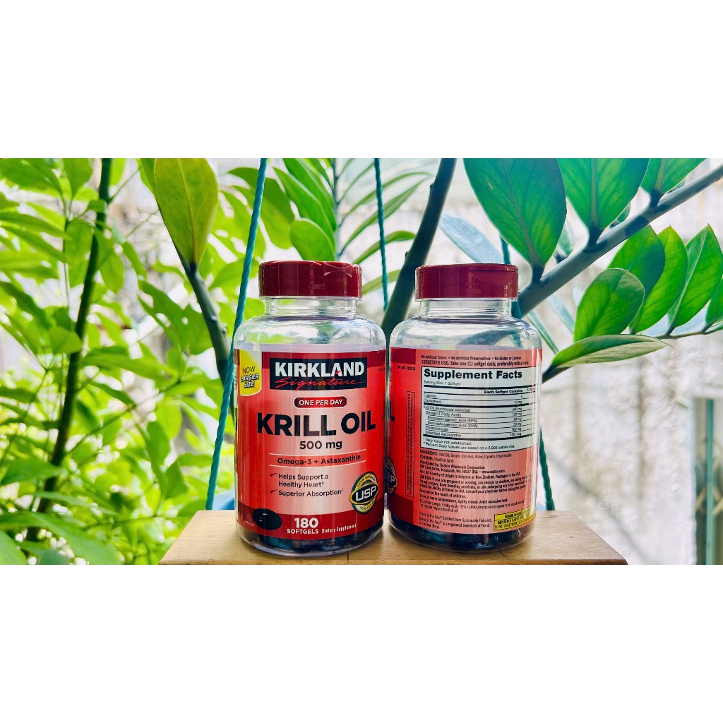[ออสเตรเลีย] Kirkland Krill Oil 500mg (180v)