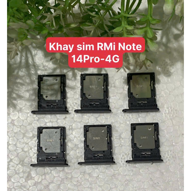 ถาดเปลี่ยนซิมสําหรับ REDMI NOTE 14 PRO 4G / NOTE 14 4G / NOTE 14 5G / NOTE 14 PRO 5G / MI 14T / MI 1