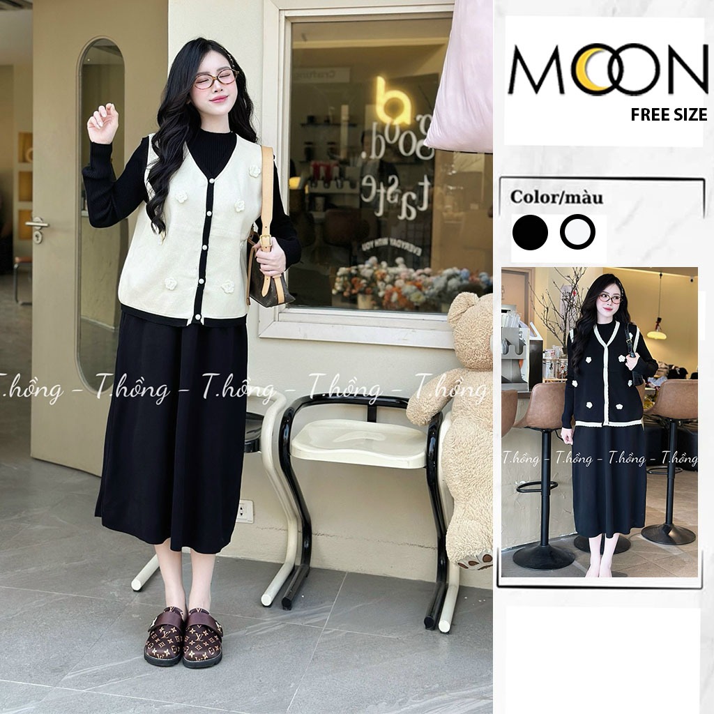 ชุดคลุมท้องผู้หญิงกวางโจวสวย ชุดขนกระต่ายอบอุ่นรวมเสื้อกั๊กลายดอกไม้นูนและเดรสคอเต่าแขนยาว X86