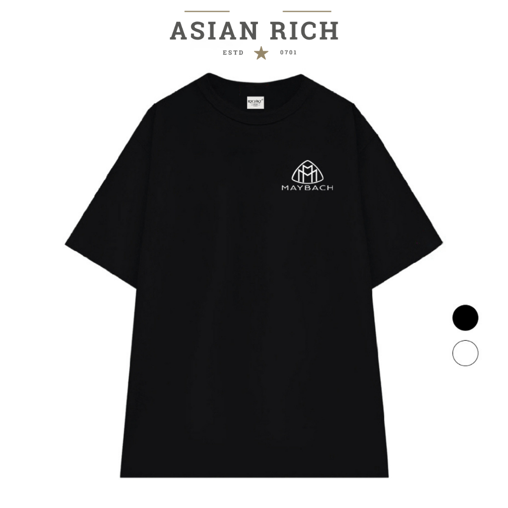 Asian Rich Premium Tee Logo ซ้าย Mercedess Maybach Luxury Car
