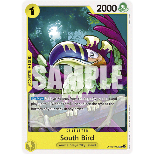 [การ์ดวันพีซ] OP08-100 | UC UC | CHARACTER South Bird