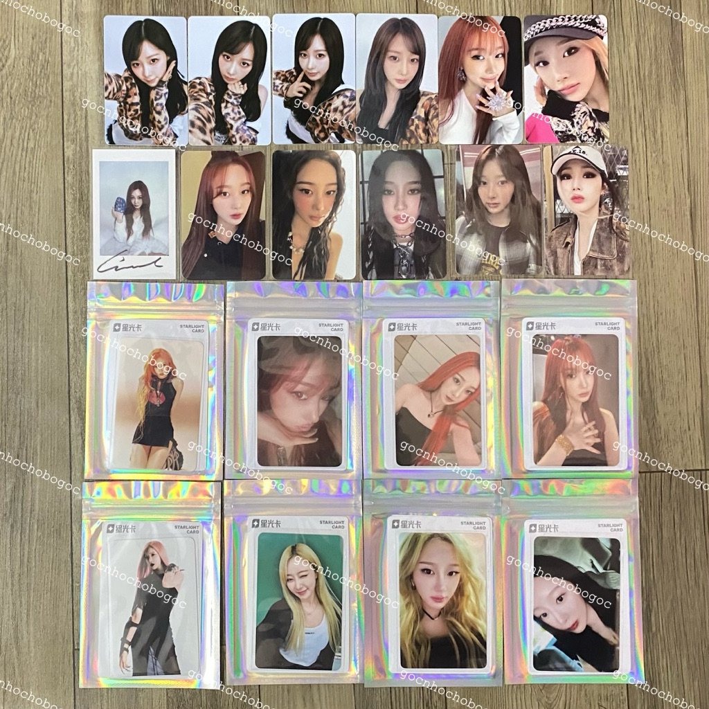 [Giselle] AESPA Photocard - Karina, Winter, Ningning, Giselle Photocard