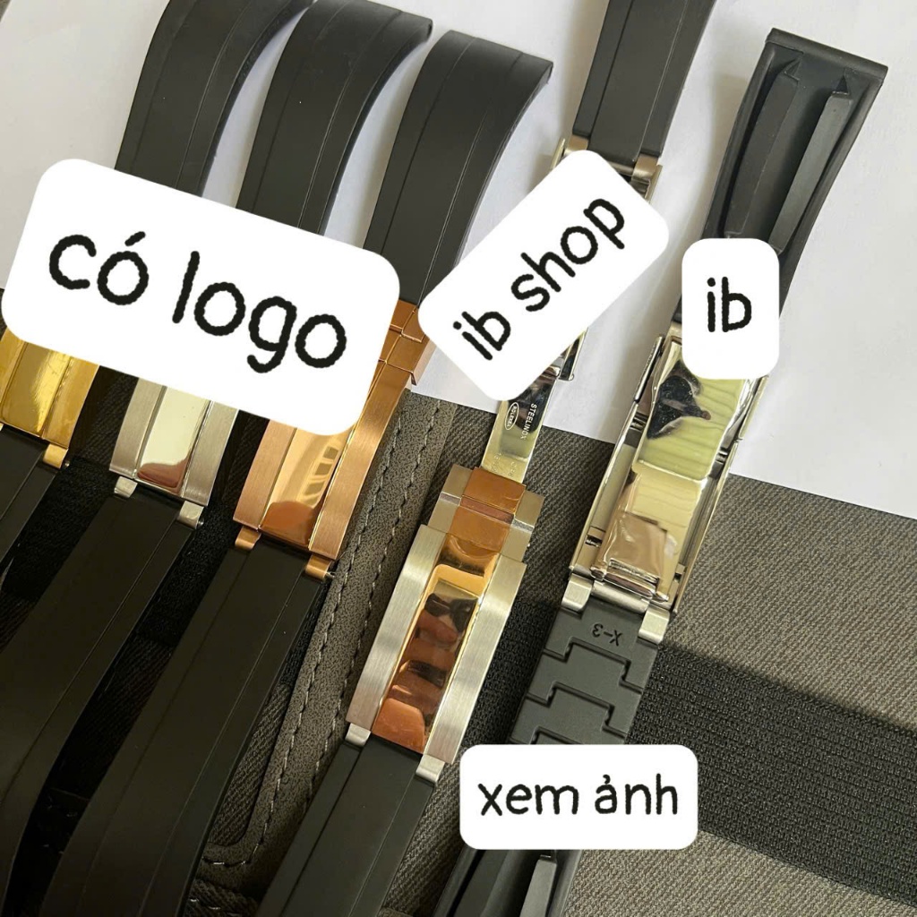 [ TYPE 1 ] สายคล้องคอสําหรับ Rolex GMT Daytona Submariner Watch Premium Box Buckle 20mm 21mm